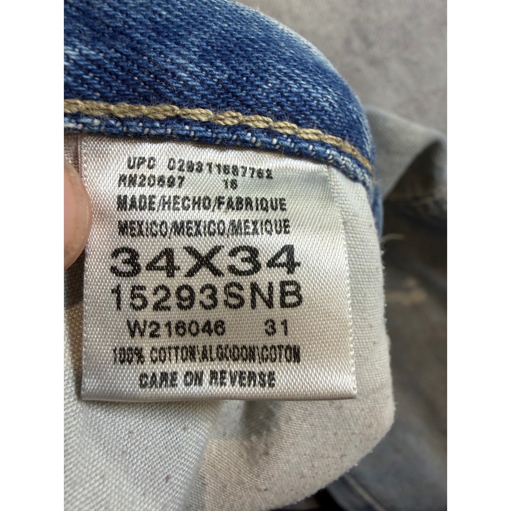 Dickies Double Knee Carpenter Jeans Light Wash Denim Work Pants 34x34 15293SNB - Picture 7 of 7